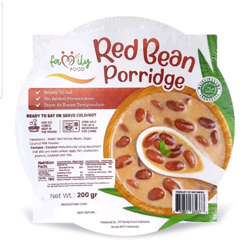 Korzaln Dessert Cup (Kolak, Kolak Durian, Bubur Kacang Hijau, Bubur Ketan Hitam, Bubur Kacang Merah,