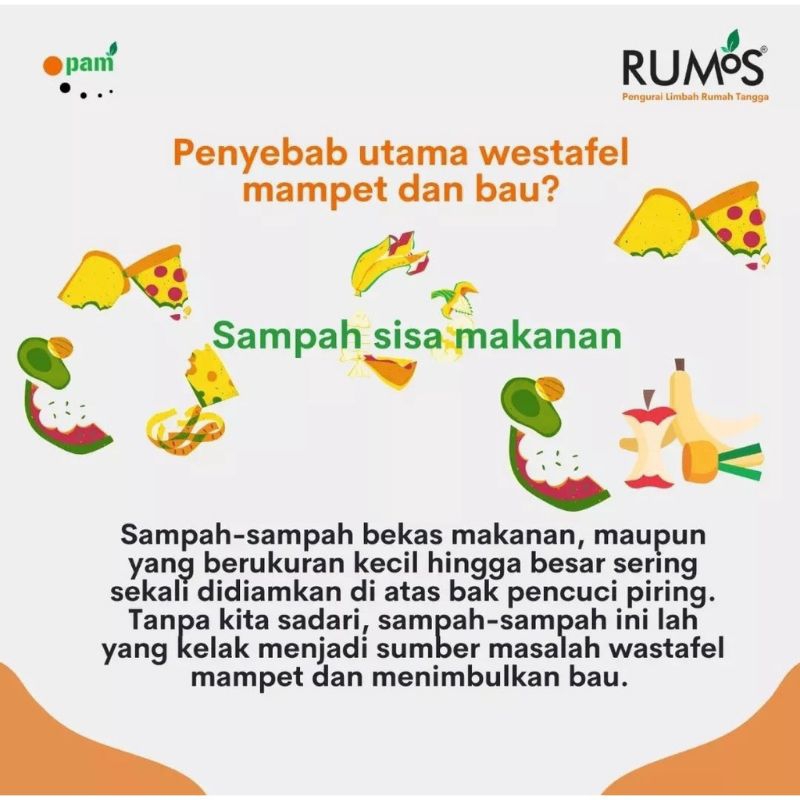 RUMOS Pengurai Limbah Rumah Tangga ||  Solusi WC, Wasrafel, Got penuh bau dan mampet