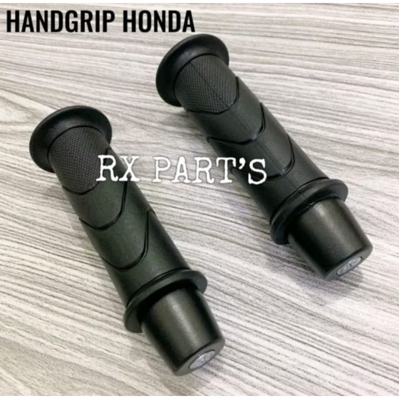 Handgrip Handfat Standar Honda Plus Jalu Stang Hitam Full Besi Padat Honda Kualitas Terbaik