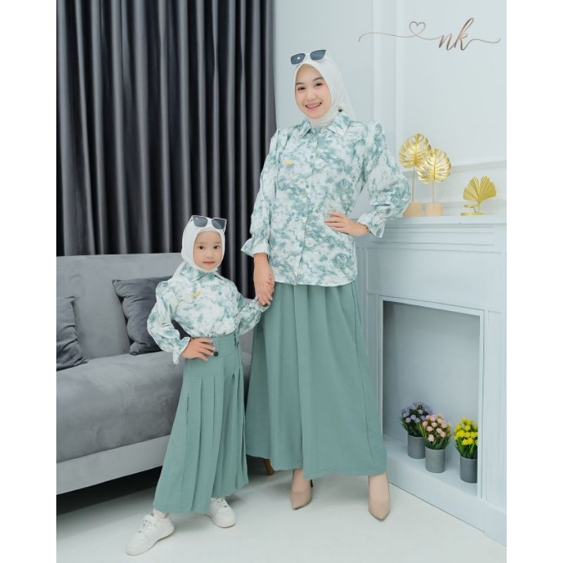 Oneset/Setcel, setelan celana couple ibu dan anak ORI NK (HARGA ECER)