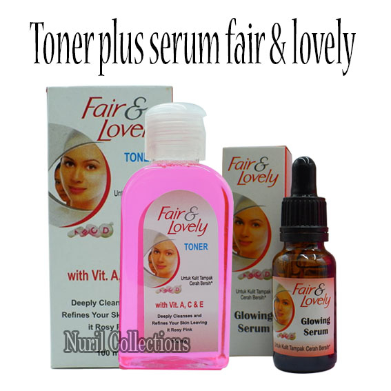 NC - Serum Glowing Fair &amp; Lovely Plus Toner Fair &amp; Lovely