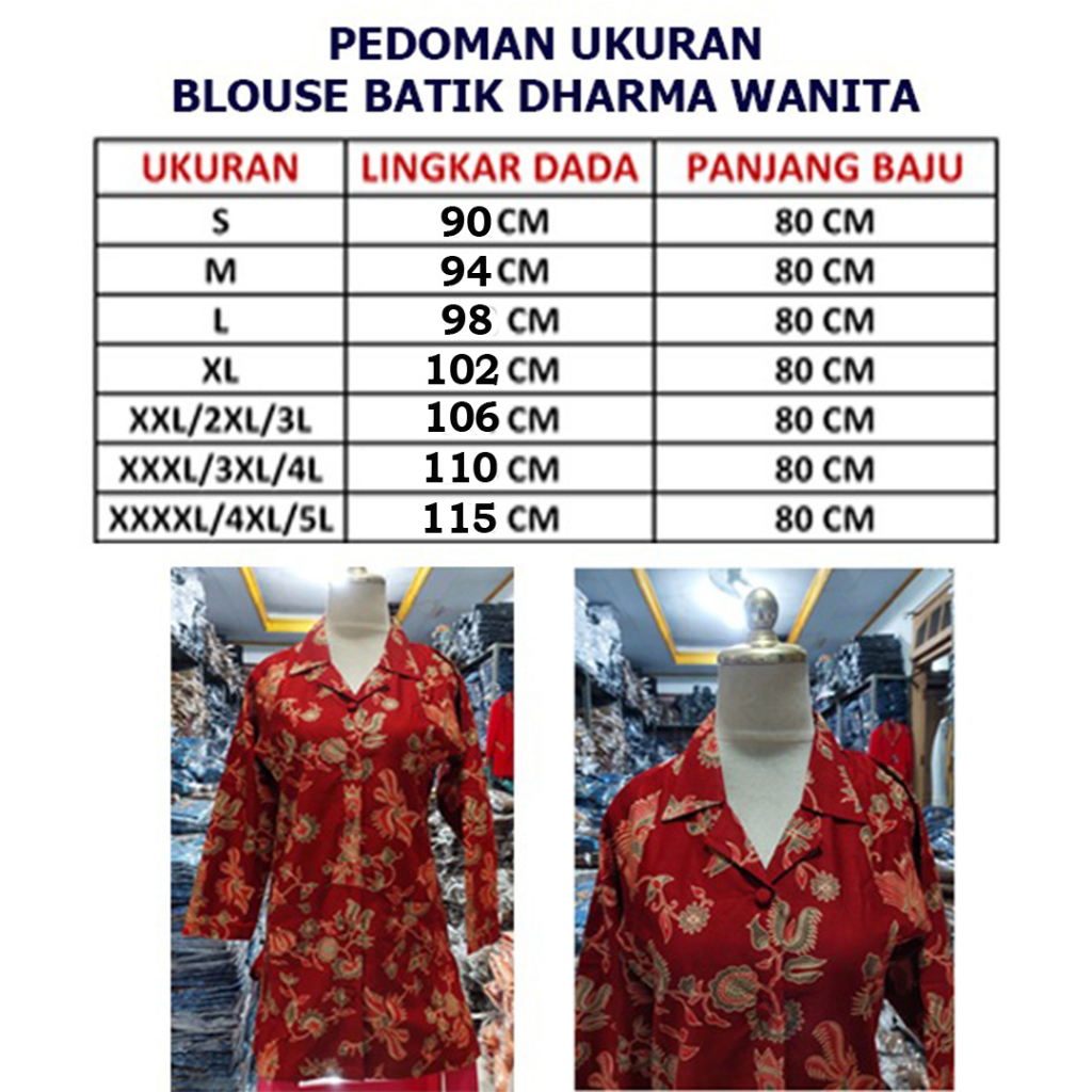 Blazer Batik darma wanita dan Blouse Darma wanita setelan rok Dan Celana-Pakaian terbaru