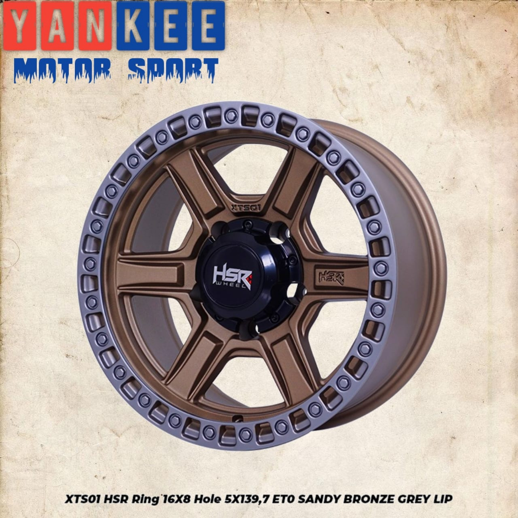 Velg Mobil Ring 16 HSR XTS 01 untuk Jimny, Eskudo, Katana dll
