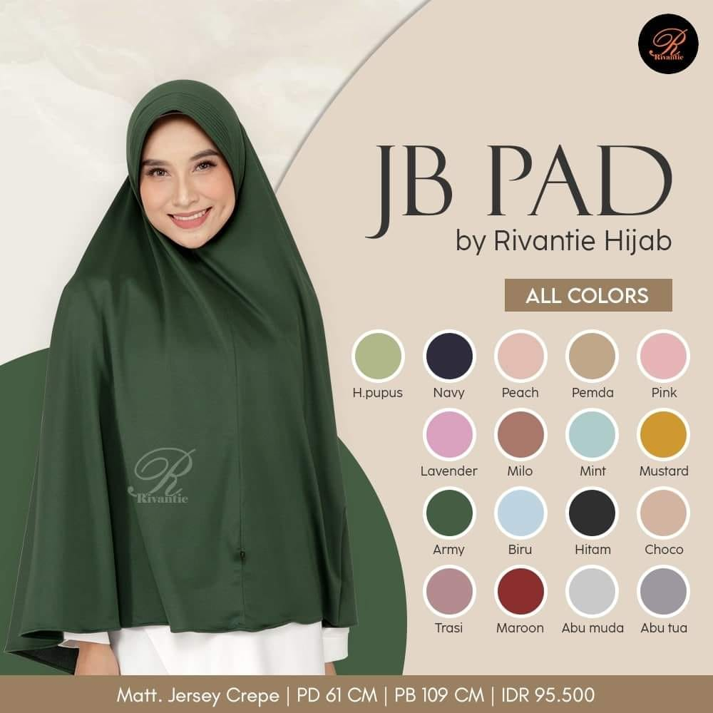 RIVANTIE HIJAB BERGO JUMBO PET - JB PAD