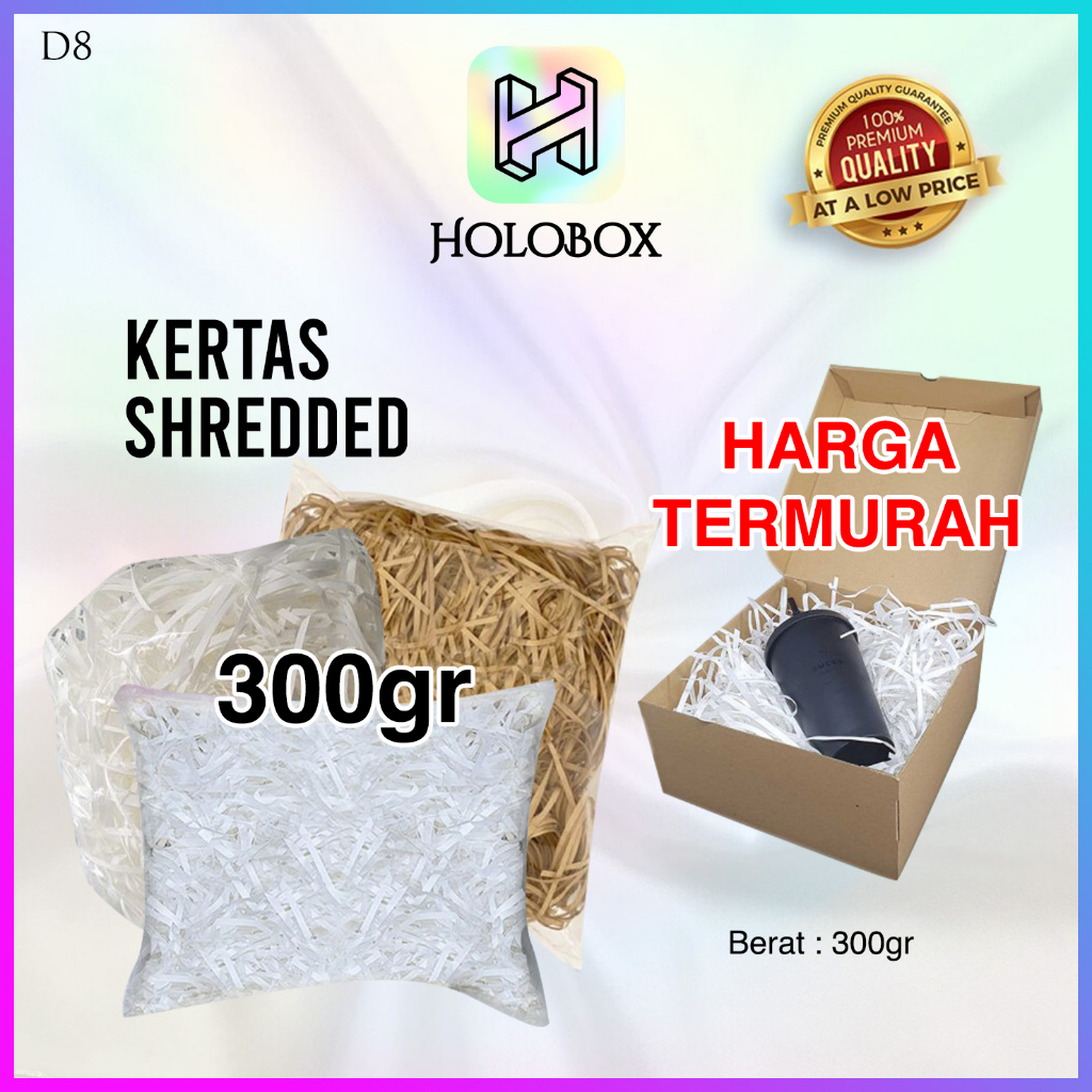 

Shredded Paper - Kertas Potong - Kertas Cacah Serut Coklat - D8 02