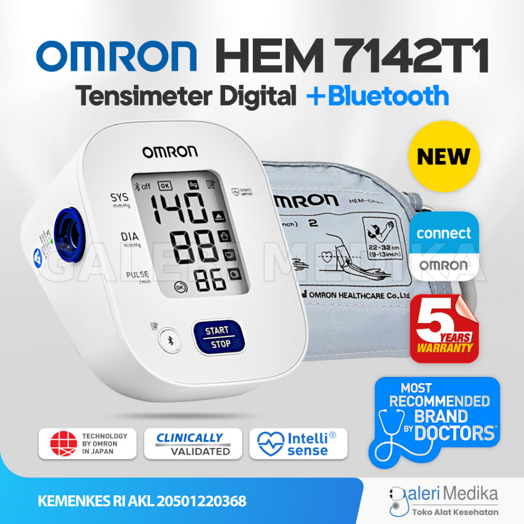 Omron HEM 8712 / HEM8712 / HEM-8712 Tensimeter Digital Lengan - Alat Ukur Tekanan Darah