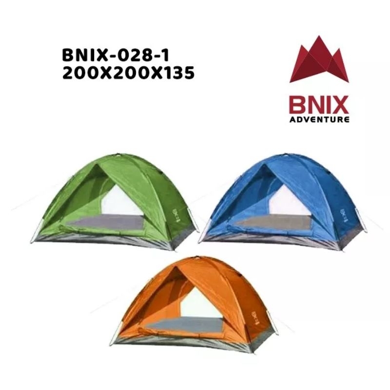 Tenda bnix 028 tenda camping bnix 028 dua pintu single layer