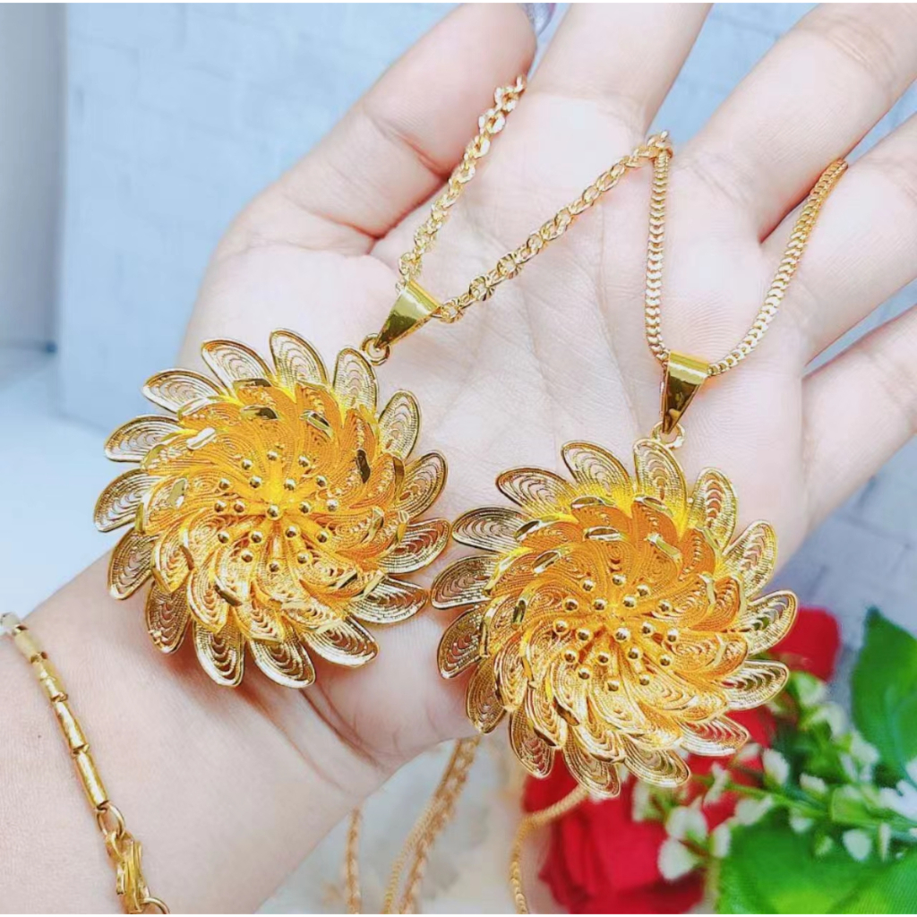 Kalung Xuping Lapis Emas 24K Perhiasan Fashion AC AD