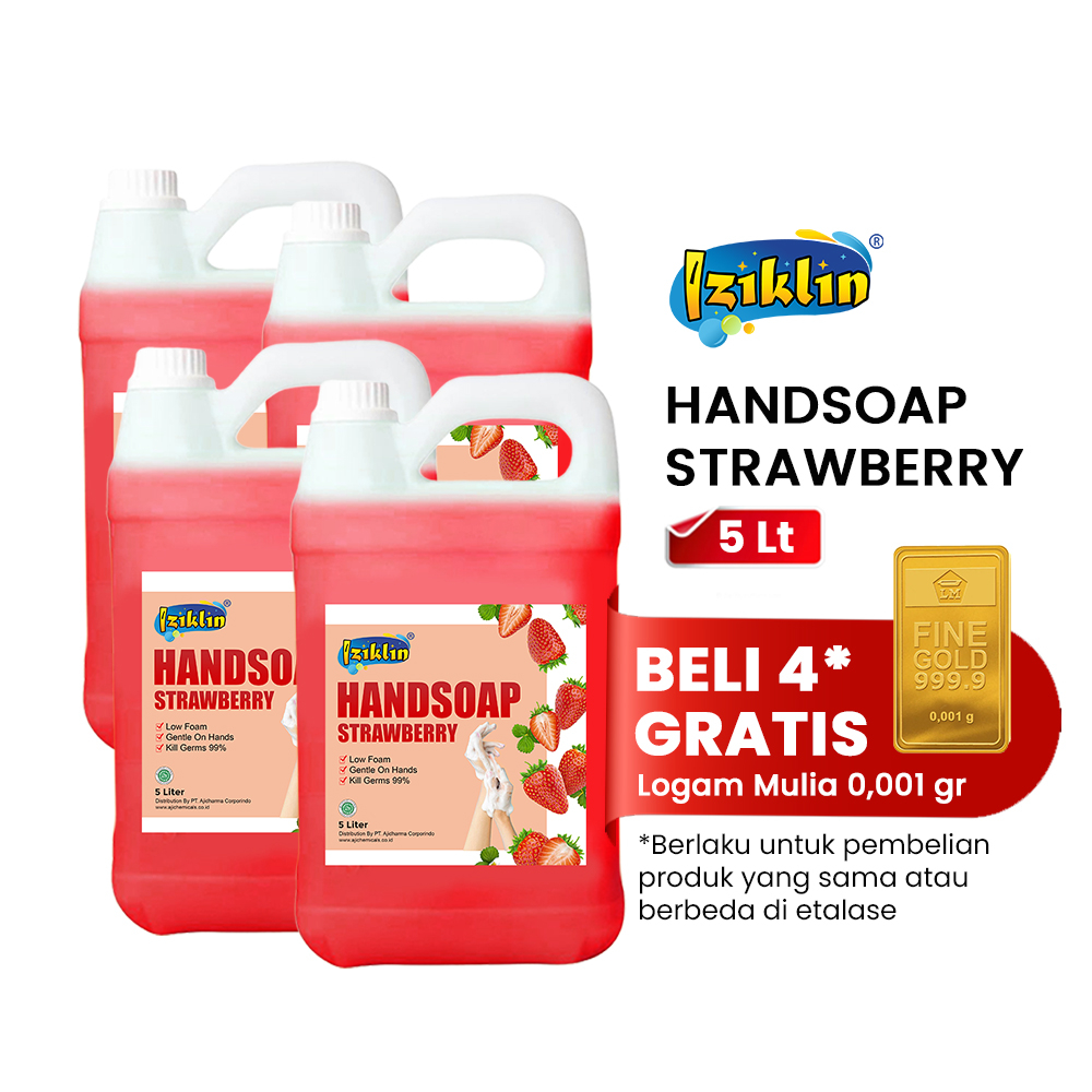 Iziklin Handsoap Strawberry - 5 Liter