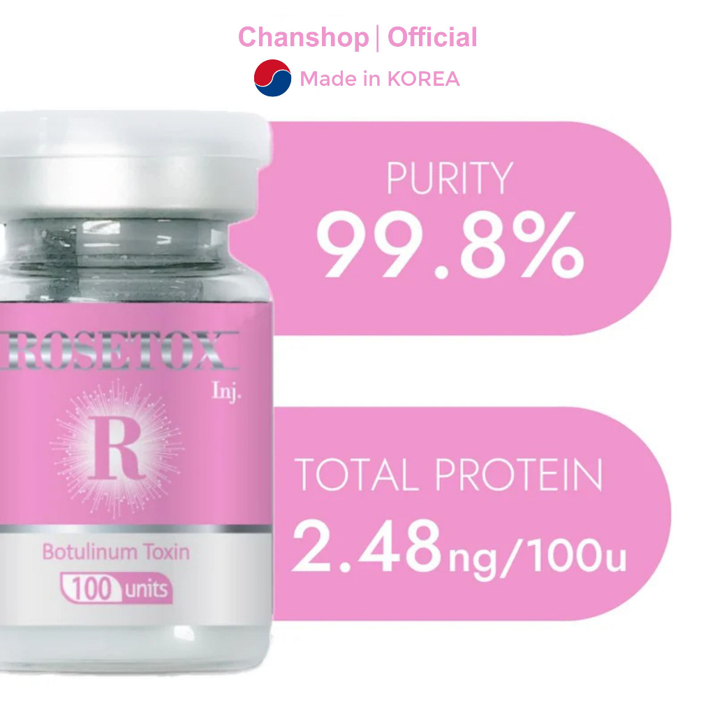 ROSETOX 100ui ORIGINAL MADE IN KOREA 100% pencerah wajah