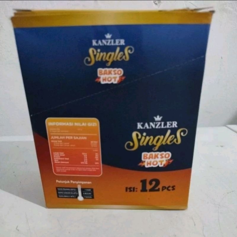 

KANZLER Bakso Singles Hot 1 Box