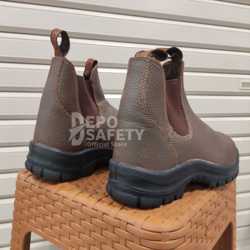 Sepatu Safety Krushers NEVADA Black Dan Brown - Safety Shoes Krushers Nevada Cokelat Dan Hitam