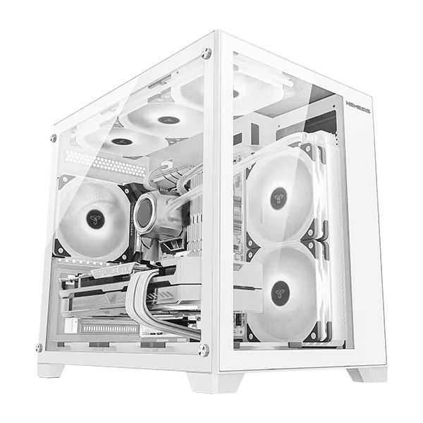 NYK Nemesis T75 Titans Casing Komputer M ATX Include 1Fan - Casing PC Gaming