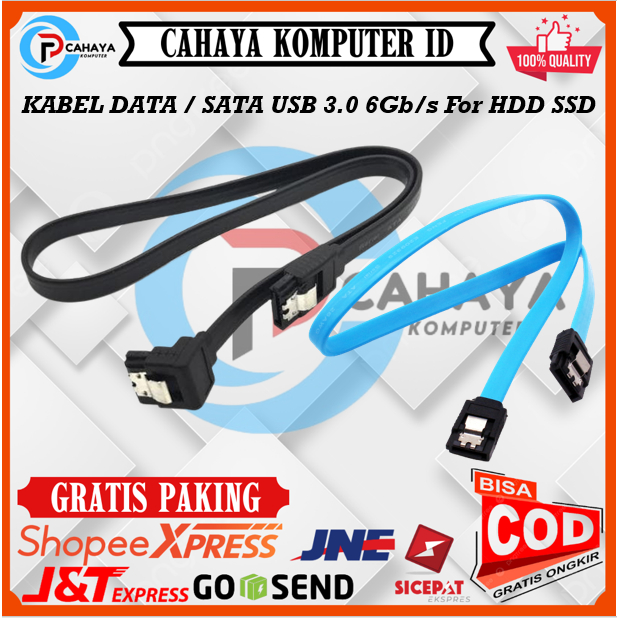 KABEL DATA / SATA 3.0 6Gb/s Untuk HDD , SSD Murah