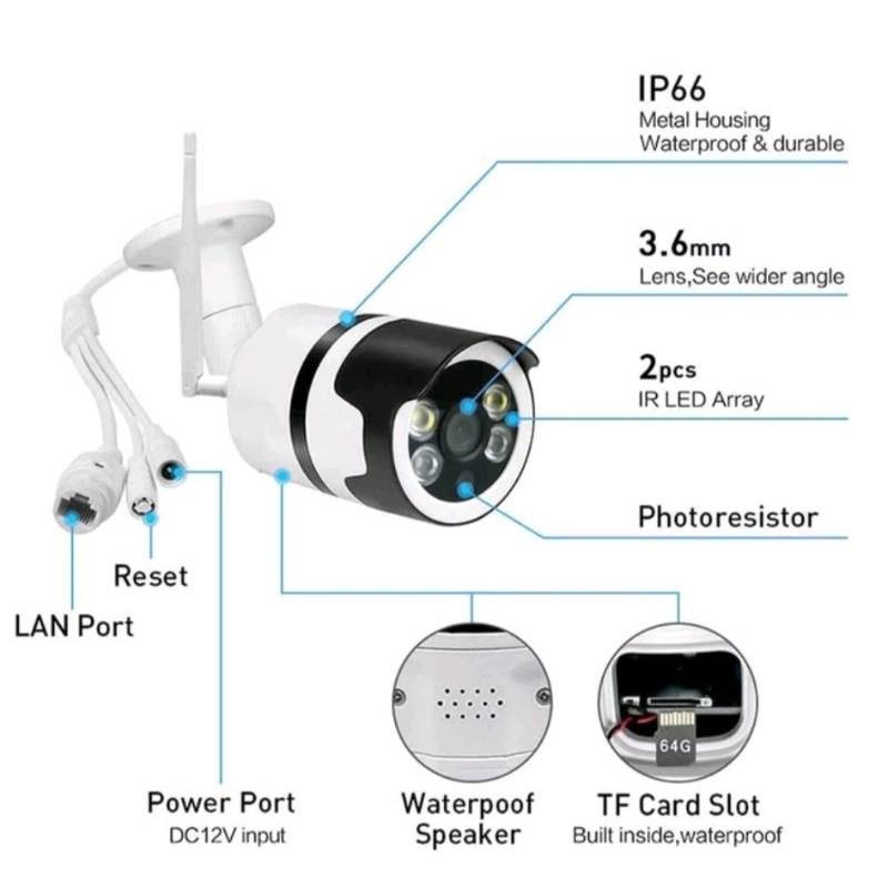 ip camera v380 outdoor camera