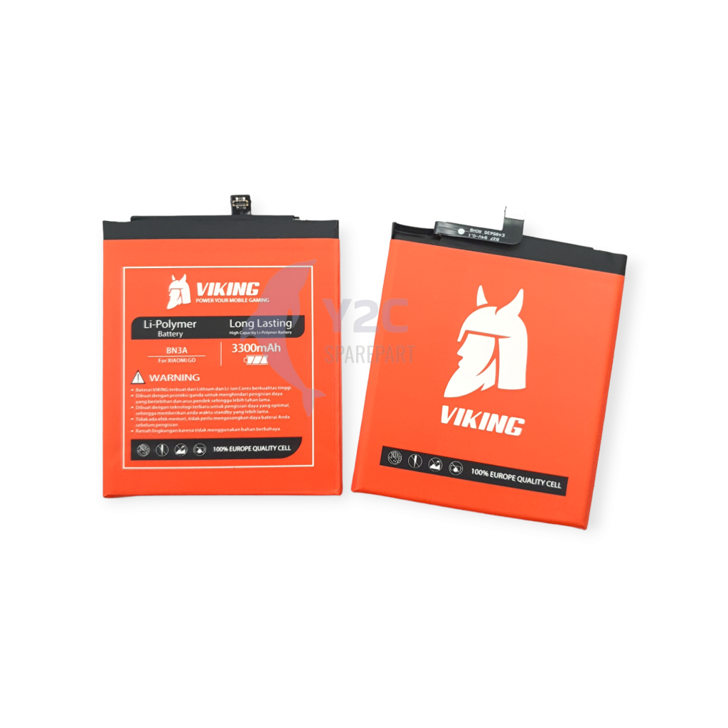 VIKING BN3A XIAOMI REDMI GO BATERAI DOUBLE POWER BATRE BATERE BATRAI BATREI ORIGINAL