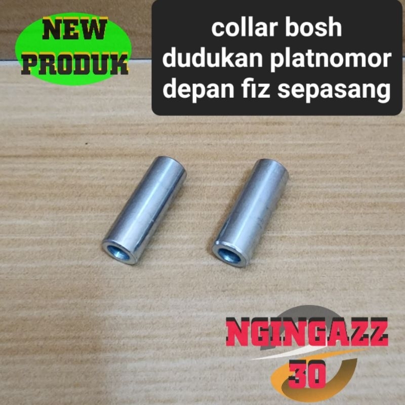 collar bosh dudukan plat nomor depan fiz r f1z r vega sepasang