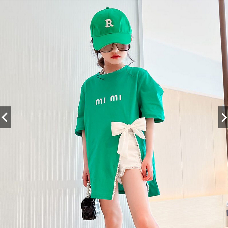 ATASAN ANAK PEREMPUAN PITA BESAR / TOP PITA BESAR ATASAN ANAK PEREMPUAN