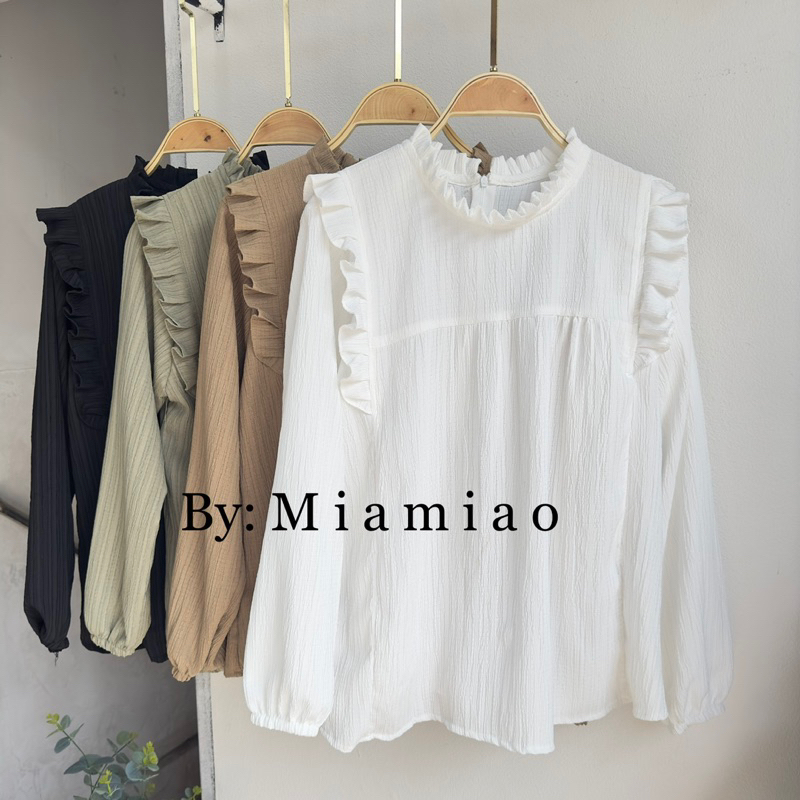 YURIM BLOUSE RUFFLE | Blouse Wanita Terbaru