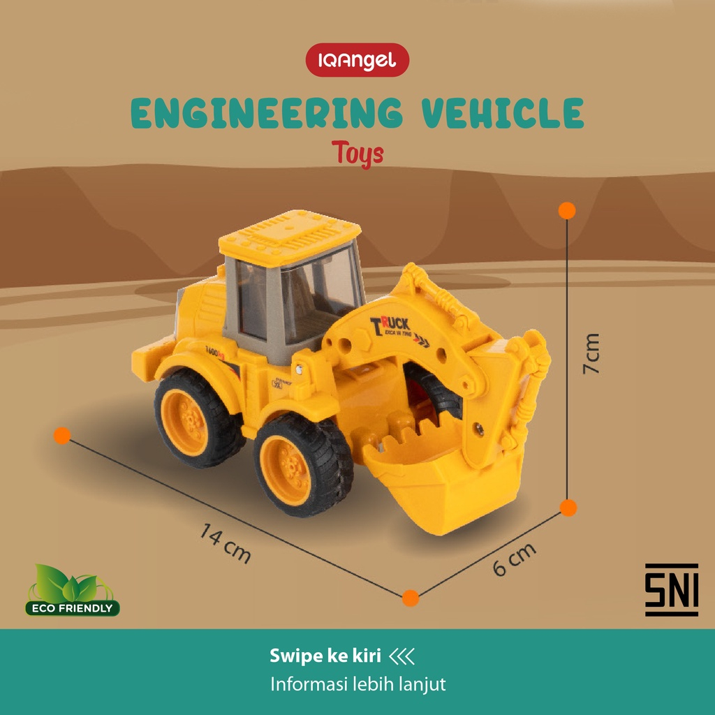 Mainan anak IQ Angel Engineering Vehicle IQ987-50