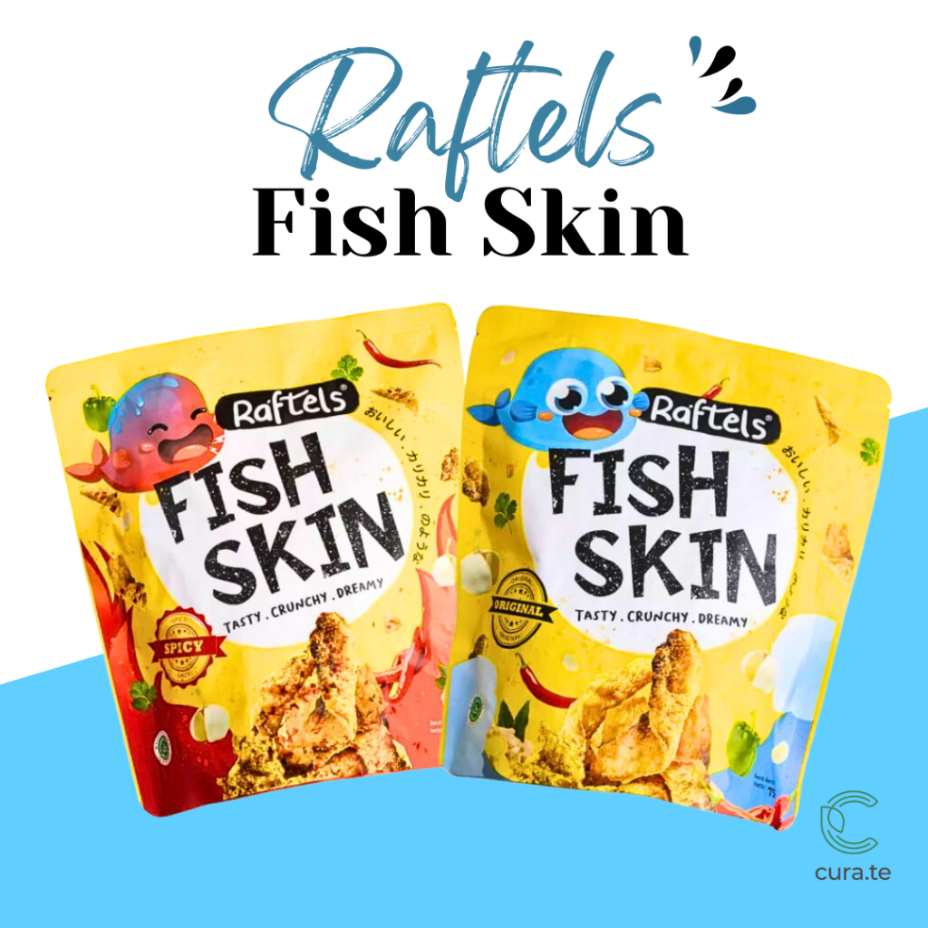 RAFTELS FISH SKIN 75GR | KERIPIK KULIT IKAN HALAL