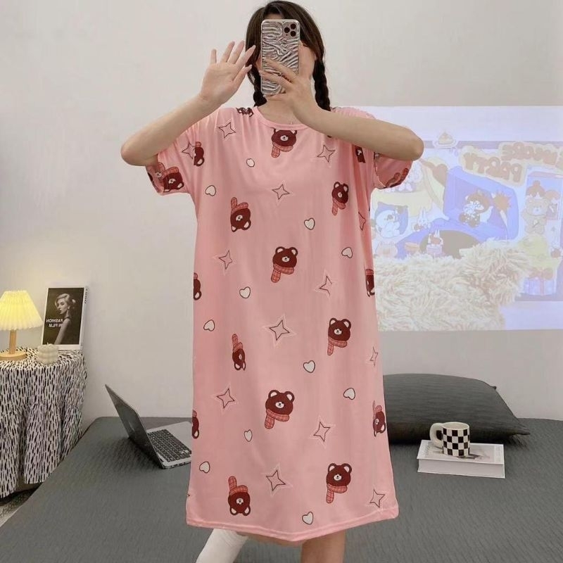 daster standar bahan kaos  korea import
