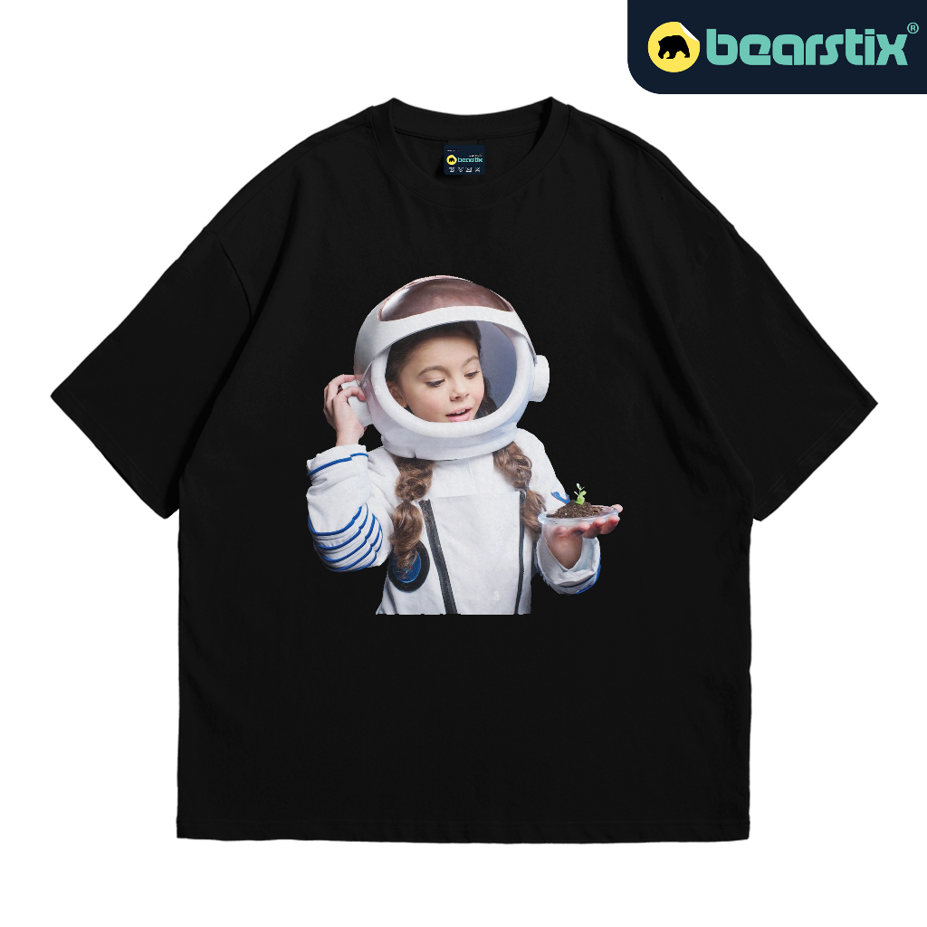 SHINZO - Kaos Oversize Baby Face - Tshirt Little Astronaut - Baju Streetwear