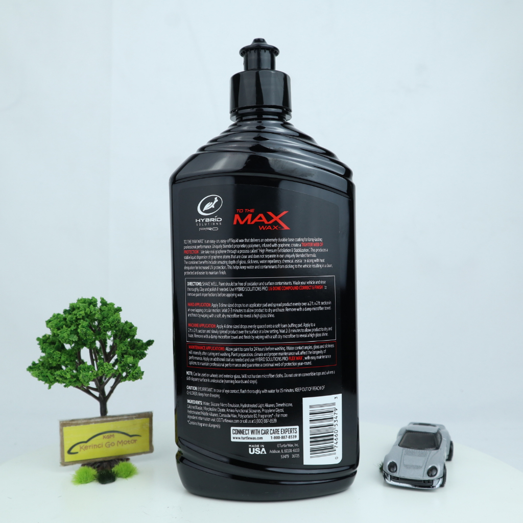 TURTLE WAX HYBRID PRO GRAPHENE INFUSED TO THE MAX WAX PENGKILAP MOBIL