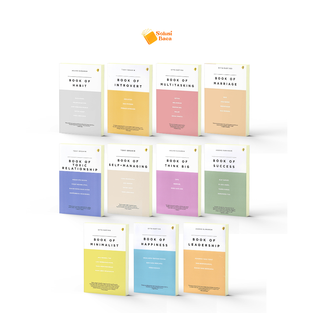 PAY DAY SALE | Beli 3 Cuma 99k Seri Buku Self Improvement Book of Life Bright Publisher