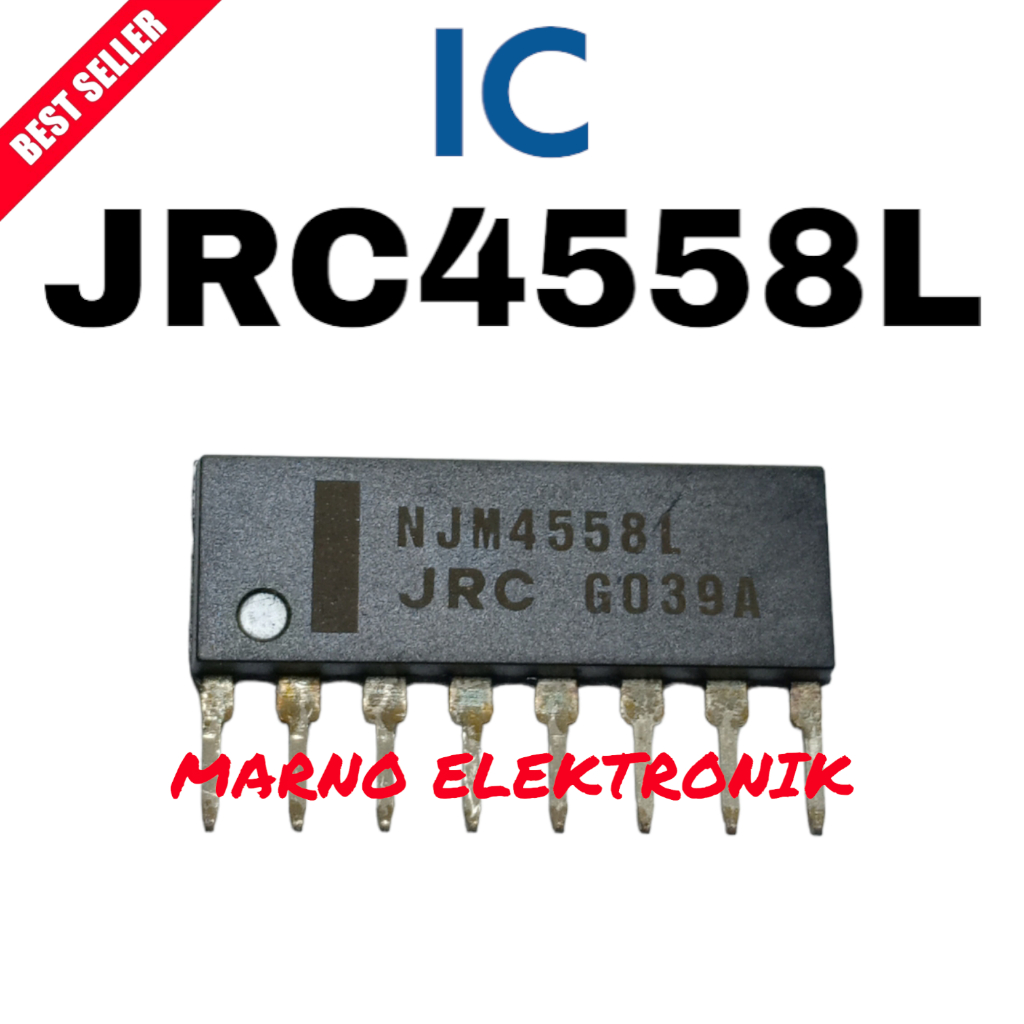 IC JRC  NJM4558L JRC4558L NJM 4558L JRC 4558L JRC4558 NJM4558 SISIR ASLI ORI ORIGINAL