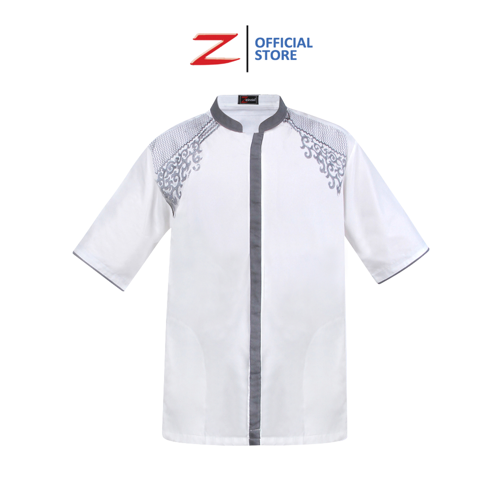 Zeintin - Baju Koko Kurta Dewasa Lengan Pendek &amp; Panjang Baju Muslim Baju Koko Terbaru Pria Bahan Cotton AT