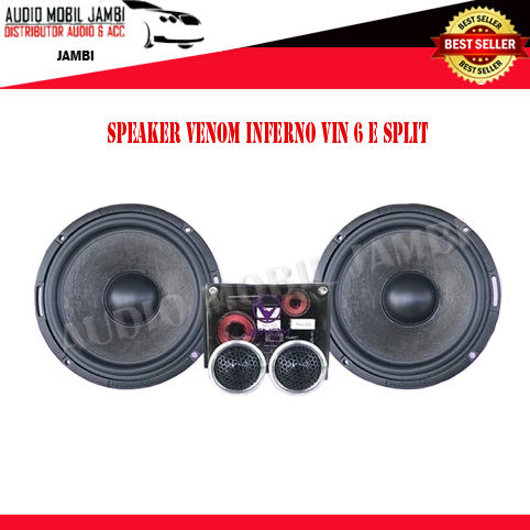 SPEAKER VENOM INFERNO VIN 6E SPLIT 2WAY ELITE SERIES SPEAKER MOBIL