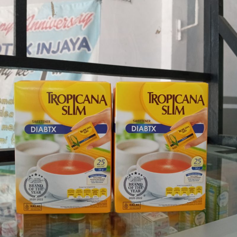 

TROPICANA SLIM DIABTX ISI 25 SACHET