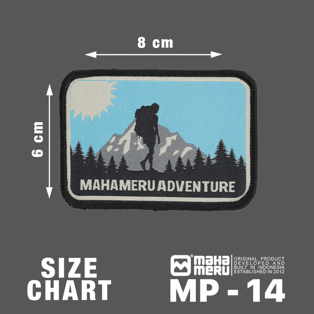 Mahameru Patch Emblem Bordir Jaket