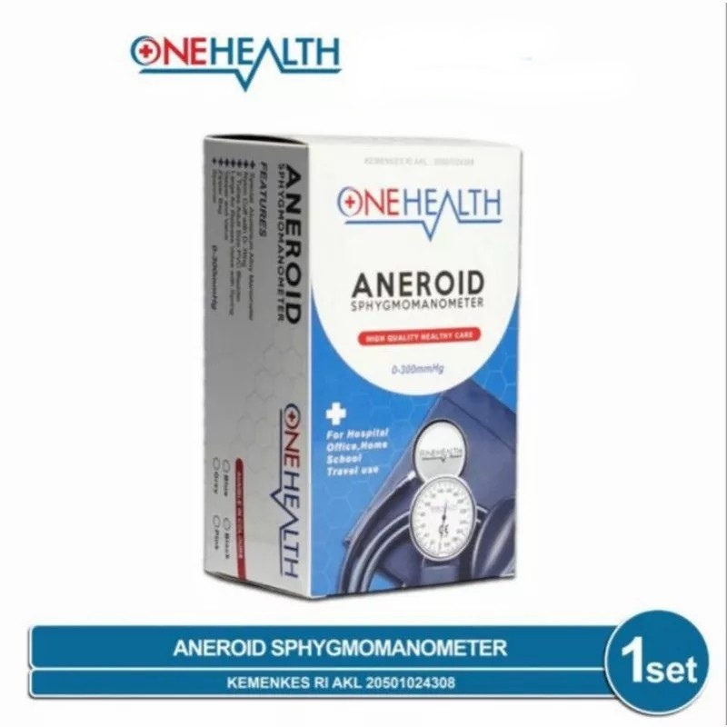 Tensimeter Aneroid Clock 200 Onemed / Sphygmanometer Tensi Jarum Manual Alat ukur Tekanan Darah