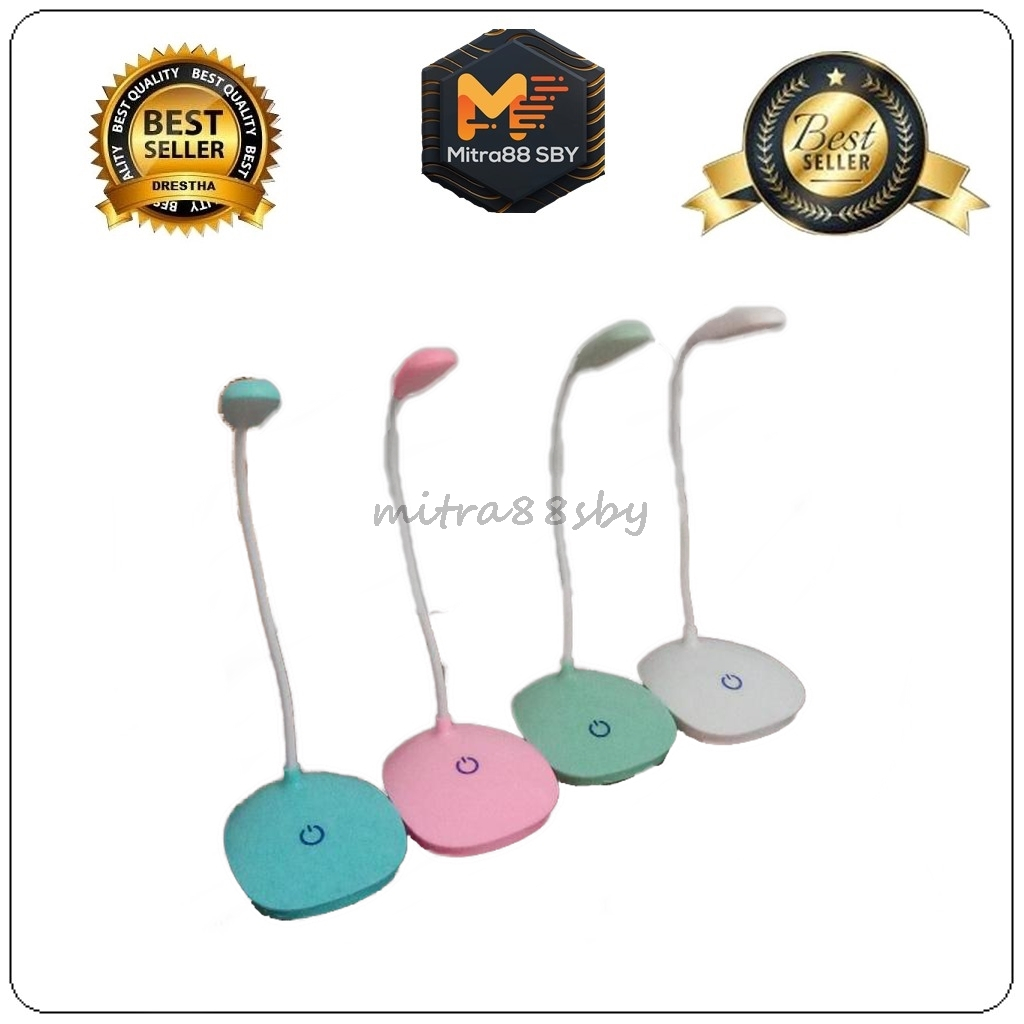 Mitra88sby Lampu Meja Lampu Belajar 14 LED 3 Mode sentuh model 2