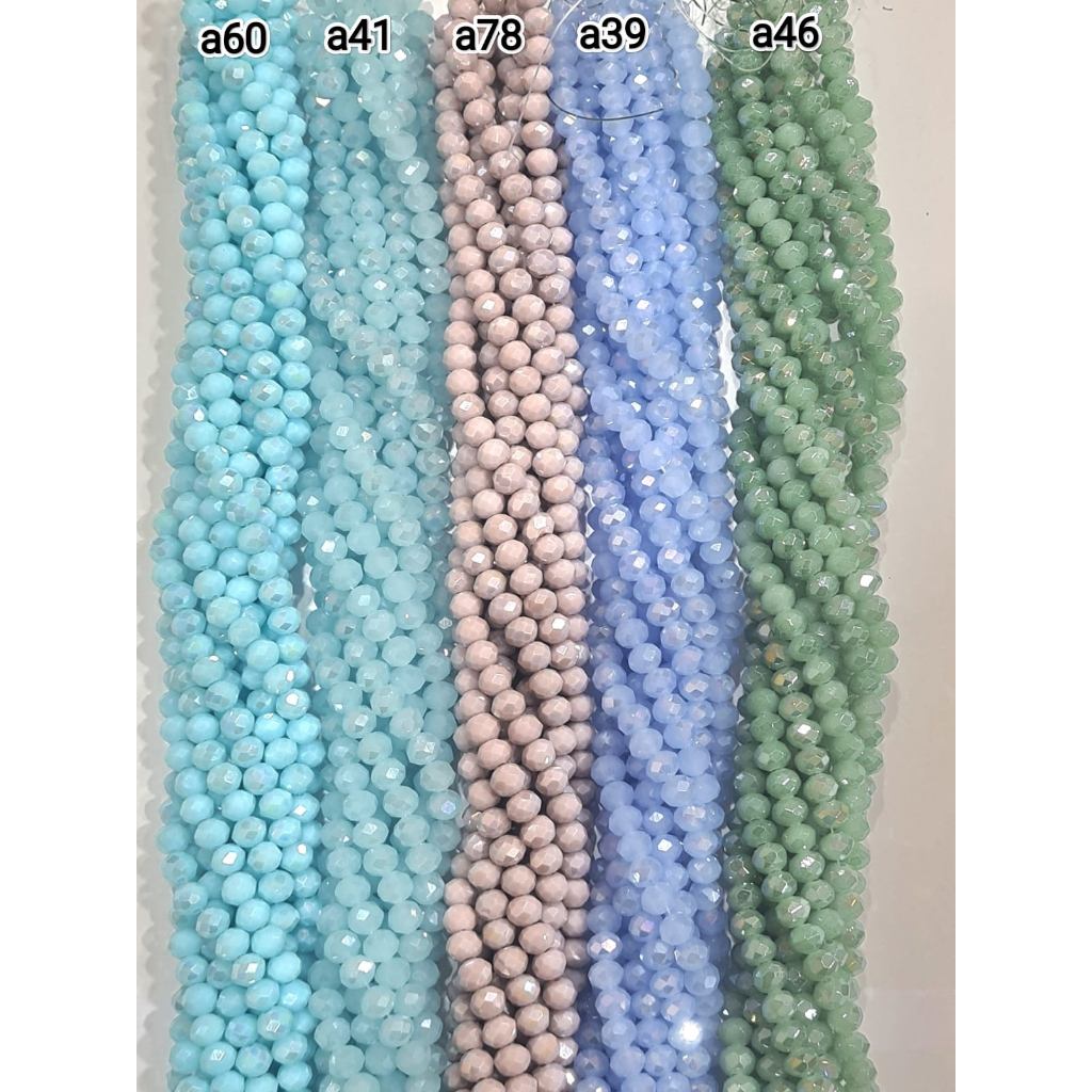 Kristal Ceko Bulat 3 mm warna [2/2] per 10 strings