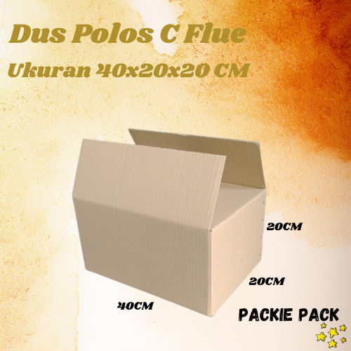 

Kardus Pindahan/Box Kemasan Uk. 40x20x20cm C Flute (Pembelian min 5pcs)