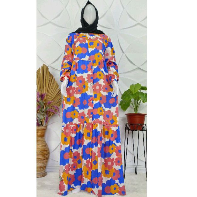 GAMIS PREMIUM SLETING KANCING MOTIF