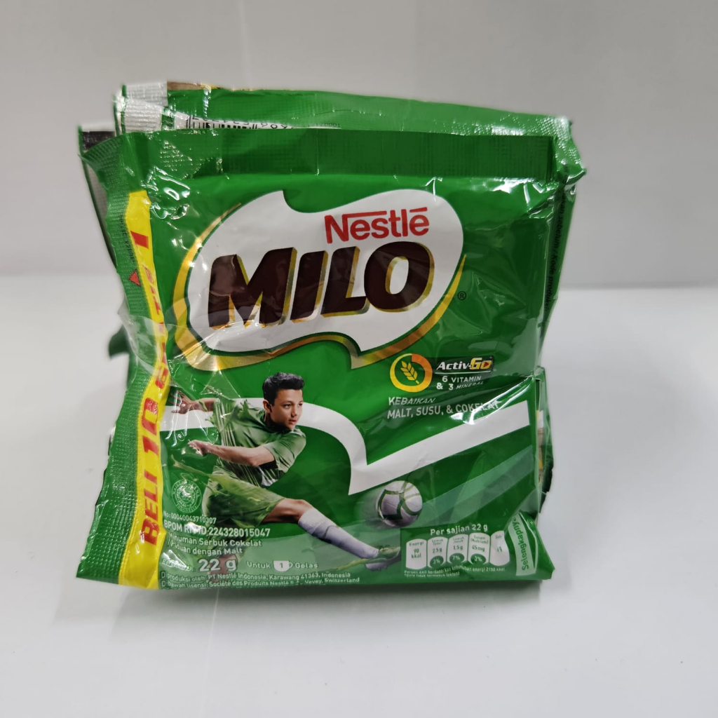 Milo Active Go Sachet 22 gram x 10's