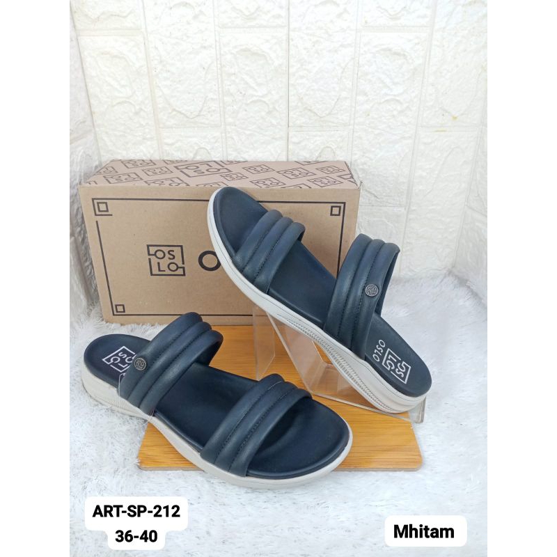SANDAL FLAT IMPORT WANITA OSLO SP-212