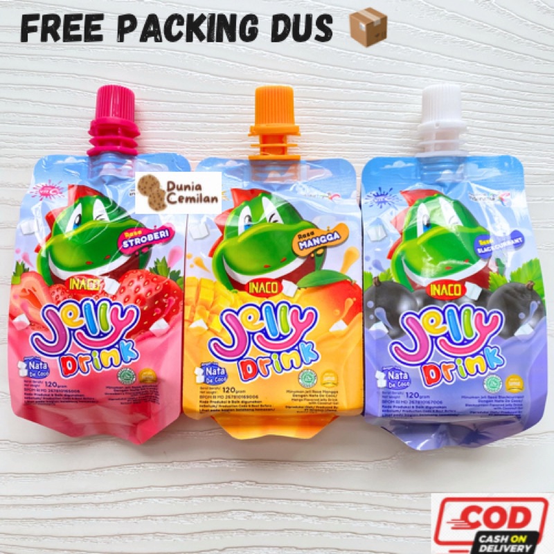 [TERMURAH!!] Inaco Jelly DRINK 120gr - Minuman Jelly Manis Enak Segar