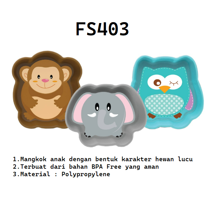 Baby Safe Mangkok Makan Bayi Karakter FS403 / Botol Sendok Baby Safe JP029 / AP008 Grinder CBKS