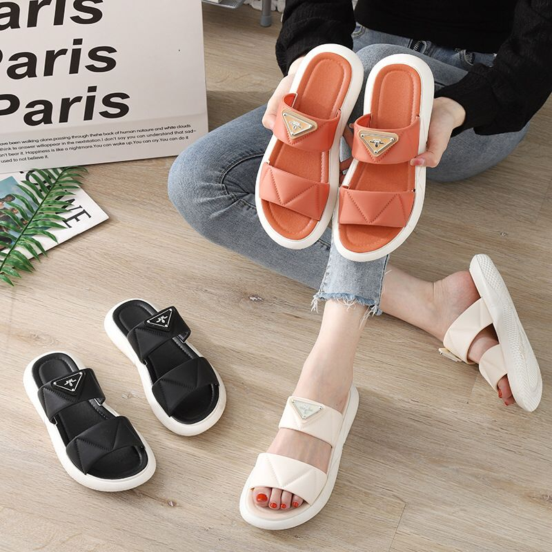 GROSIRTAS TG1754 Sandal Wedges Jelly Wanita Import/ Sendal Slop Wanita Kekinian Tali Dua Tag Segitiga Shoes Import