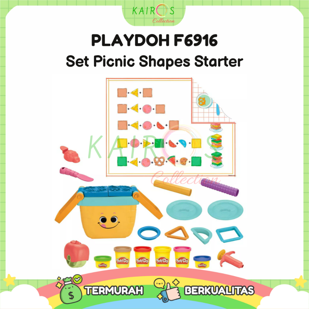 Playdoh Set Picnic Shapes Starter F6916