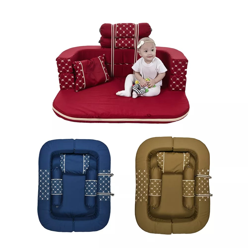 Dialogue DGK9405 Baby Matterss + Mosquito Net Crown Series - Kasur Bayi Sofa dengan Kelambu