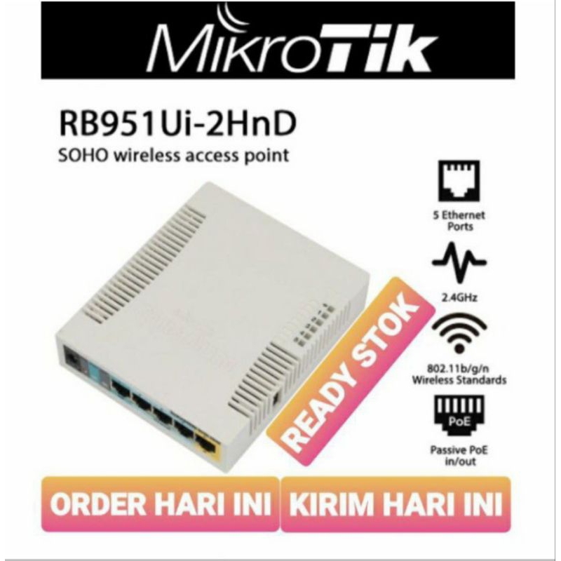 MIKROTIK RB951UI 2HND Baru