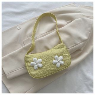 ALESSIA Shoulder Bag Tas Bahu Mini Kecil Flower Shoulder Square Bag  Kosmetik Wanita Korean Vintage Lucu Aesthetic konser Style Chikoisme