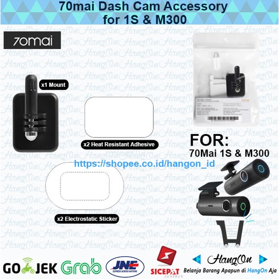 Sticker 70Mai Dashcam Accessory 1S / M300 Stiker Aksesoris Tools Packs