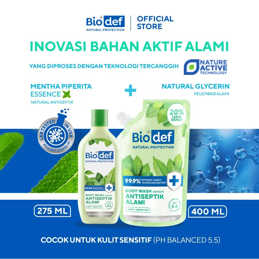 Biodef Natural Protection Hand Wash 200ml &amp; 250ml | Sabun Cuci Tangan